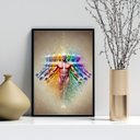 Ver imagem 1 de Quadro Corpos Sutis - Saúde Holística 45x34cm:moldura Preta