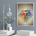 Ver imagem 2 de Quadro Corpos Sutis - Saúde Holística 45x34cm:moldura Preta