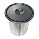 Ver imagem 4 de Cesto Lixeira Pia Cozinha Embutir 8 Litros Inox 304 Preto