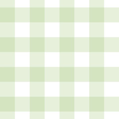 Papel de Parede Doce Estilo Xadrez Verde 82113