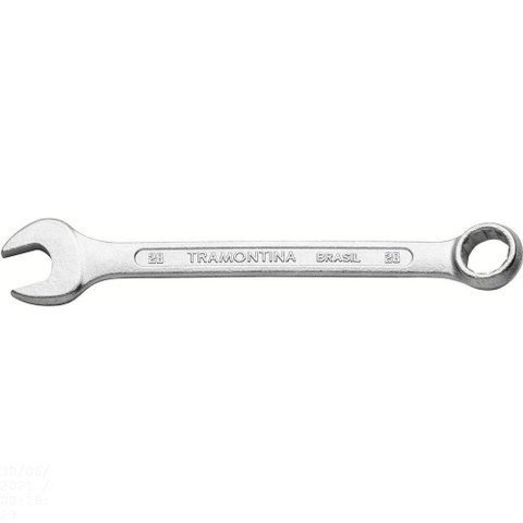 Chave Combinada 28 Mm Tramontina Basic com Corpo em Aço Especial Cromado Tramontina
