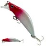 Kit 5 Iscas Artificiais Crank Bait Cabeça Vermelha com Estojo - 4