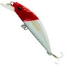 Kit 5 Iscas Artificiais Crank Bait Cabeça Vermelha com Estojo - 5