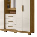 Ver imagem 7 de Guarda Roupa Casal 195cm com Espelho Cieza Freijó/off Z17 - Mpozenato
