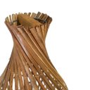 Ver imagem 3 de Luminária de Tala de Bambu Vazado Artesanal Redonda