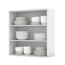 Ver imagem 2 de Armário Aéreo 2 Portas 80 Cm Nova York Branco Hp - Henn