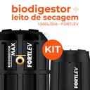 Ver imagem 2 de Kit Biodigestor Max 1.500l/dia e Leito de Secagem Fortlev