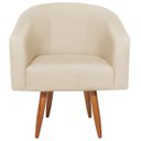 Ver imagem 2 de Kit 2 Poltronas Decorativa Jade Design Moderno Sala de Estar Quarto Escritório Confortável Luxo Pés