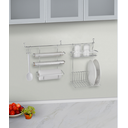 Ver imagem 2 de Barra de utensílios Suportes para Cozinha grande 90cm parede:Preto Fosco