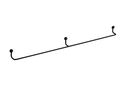 Ver imagem 1 de Barra de utensílios Suportes para Cozinha grande 90cm parede:Preto Fosco