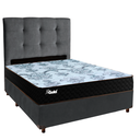 Ver imagem 1 de Kit Cama Box + Cabeceira + Colchão Casal Molas Ensacadas - Life Gold - Paropas