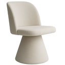 Ver imagem 1 de Cadeira de Jantar Giratória Liz Bouclé Off White - Nexta Casa