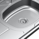 Ver imagem 2 de Kit 4 Válvulas para Pia Aço Inox 3.1/2 G01 Cromado - Mpozenato