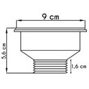 Ver imagem 4 de Kit 4 Válvulas para Pia Aço Inox 3.1/2 G01 Cromado - Mpozenato