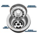 Ver imagem 3 de Kit 4 Válvulas para Pia Aço Inox 3.1/2 G01 Cromado - Mpozenato