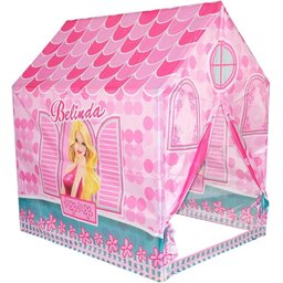 Barraca Dobravel Casinha da Belinda 102x95x72cm - Barraca Infantil Casa - Dm Toys - Dmt6094 - Panami - 1
