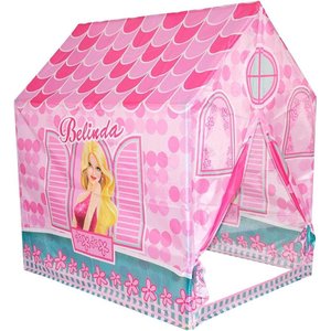 Barraca Dobravel Casinha da Belinda 102x95x72cm - Barraca Infantil Casa - Dm Toys - Dmt6094 - Panami