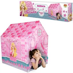 Barraca Dobravel Casinha da Belinda 102x95x72cm - Barraca Infantil Casa - Dm Toys - Dmt6094 - Panami - 2