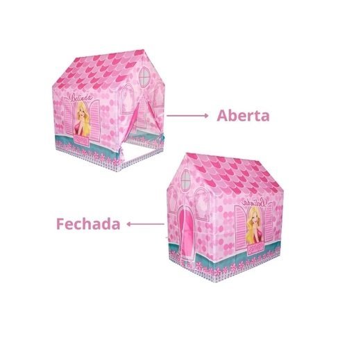 Barraca Dobravel Casinha da Belinda 102x95x72cm - Barraca Infantil Casa - DM Toys - dmt6094 - PANAMI - 4