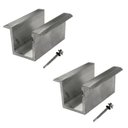 Ver imagem 1 de Fixador Grampo Intermediário Middle Clamp Tipo U Placa Painel Solar Alumínio e Inox | Perfil Master 