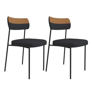 Conjunto com 2 Cadeiras Mila Linho - Ssx Multicoisas