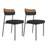 Conjunto com 2 Cadeiras Mila Linho - Ssx Multicoisas - 1