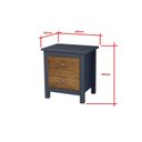 Ver imagem 3 de Conjunto Mesa de Cabeceira 2 Gavetas Cinza