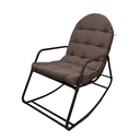 Ver imagem 6 de Cadeira Balanço Sossego Almofada Impermeável Pés C/ Proteção:café