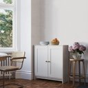 Ver imagem 6 de Conjunto Modulado de Armários para Cozinha Americano 3 Peças Branco/Gelo