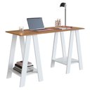 Ver imagem 3 de Mesa Escrivaninha Cavalete B61 135 Cm Mell Branco Novam