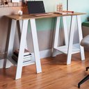 Ver imagem 5 de Mesa Escrivaninha Cavalete B61 135 Cm Mell Branco Novam