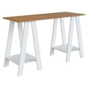 Ver imagem 1 de Mesa Escrivaninha Cavalete B61 135 Cm Mell Branco Novam