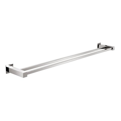 Toalheiro Duplo 90 Cm Inox - Kromus Qd0412-90