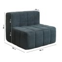 Ver imagem 3 de Poltrona Modular de Espuma Easybox CabeCasa MadeiraOriginals Cotelê Verde Escuro