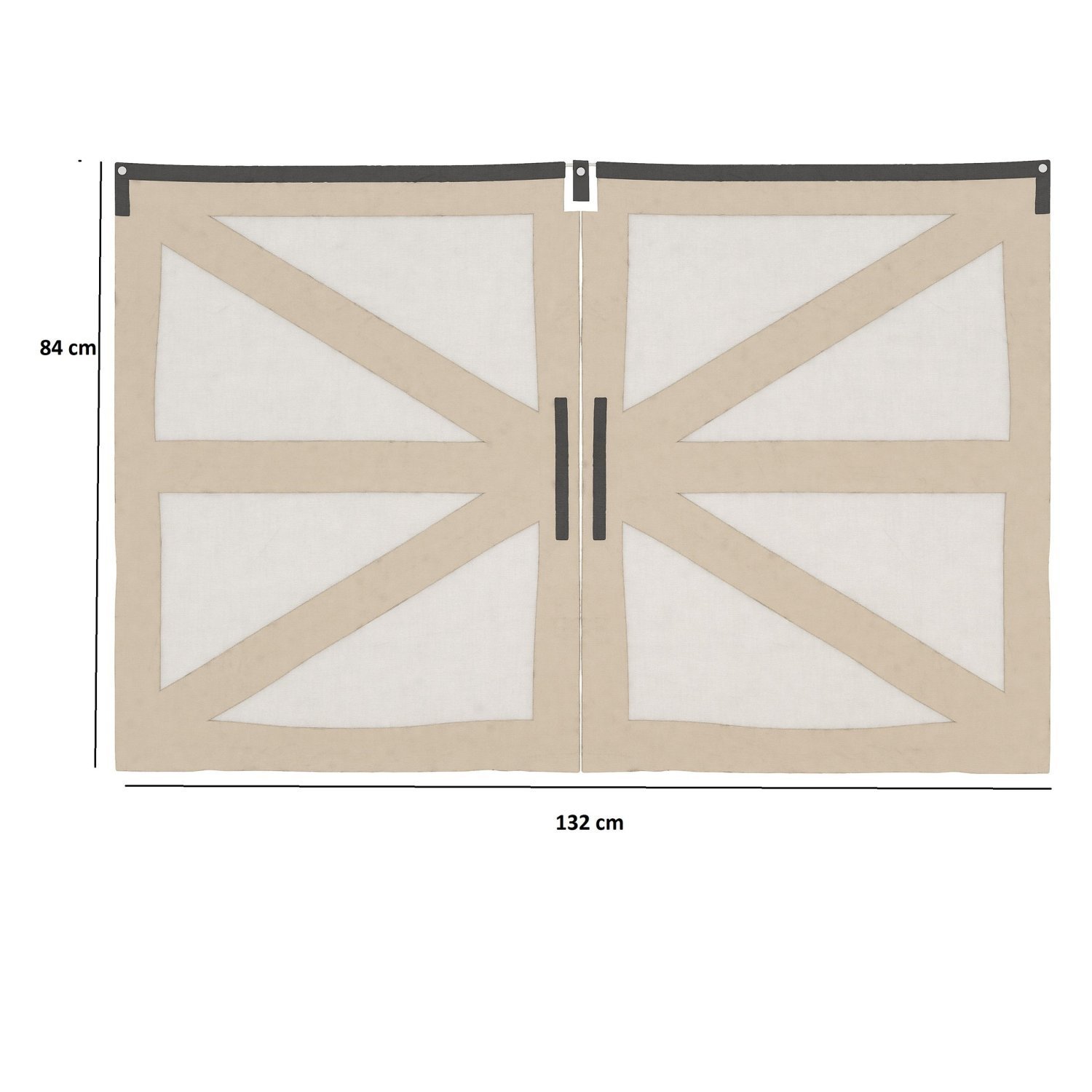 Cortina Barn Para Beliche Garden com Escada Lateral Casatema - 3