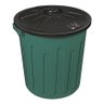 Lixeira Lixo Redondo em Plástico c/ Tampa 30 Litros Verde - 1