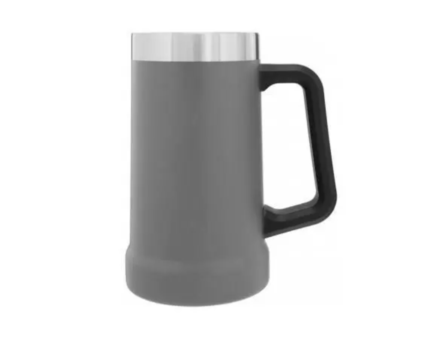 Caneca Termica Inox Parede Dupla 710ml Cinza - 2