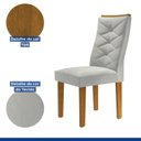 Ver imagem 5 de Conjunto 2 Cadeiras para Sala de Jantar Germany Espresso Móveis