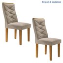 Ver imagem 2 de Conjunto 2 Cadeiras para Sala de Jantar Germany Espresso Móveis