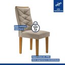 Ver imagem 4 de Conjunto 2 Cadeiras para Sala de Jantar Germany Espresso Móveis