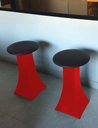 Ver mais imagens de Kit 2 Banqueta Bistro Balcao Cozinha Americana Torre Eiffel Diversas Cores BGPLASTICOS BGBTE CINZA C