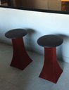 Ver imagem 7 de Kit 2 Banqueta Bistro Balcao Cozinha Americana Torre Eiffel Diversas Cores BGPLASTICOS BGBTE CINZA C