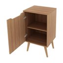 Ver imagem 4 de Gabinete Banheiro 45cm 1 Porta Retrô Multimóveis CR10120 Amêndoa