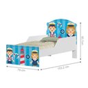 Ver imagem 5 de Cama Infantil Capitão Marinhos Meninos com Colchão MDF Branco Cambel Móveis