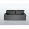 Sofá de 03 Lugares Life_MM Com Baú que se Transforma em Sofá Cama Resistente e Confortável em Linho - 3