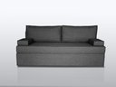 Ver imagem 3 de Sofá de 03 Lugares Life_MM Com Baú que se Transforma em Sofá Cama Resistente e Confortável em Linho
