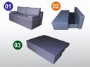 Ver imagem 6 de Sofá de 03 Lugares Life_MM Com Baú que se Transforma em Sofá Cama Resistente e Confortável em Linho