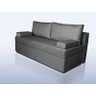 Sofá de 03 Lugares Life_MM Com Baú que se Transforma em Sofá Cama Resistente e Confortável em Linho - 2