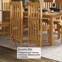 Ver mais imagens de Kit 2 Cadeiras 100% Madeira Maciça Lille Espresso Móveis