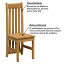 Ver imagem 5 de Kit 2 Cadeiras 100% Madeira Maciça Lille Espresso Móveis